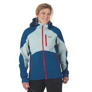 Outdoor Research Womens Hemispheres Gore-Tex Jacket Celestial Blue/Waterfall S